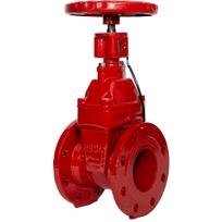 Задвижка чугунная с обрезиненным клином REON тип RSV62 DN300 PN16